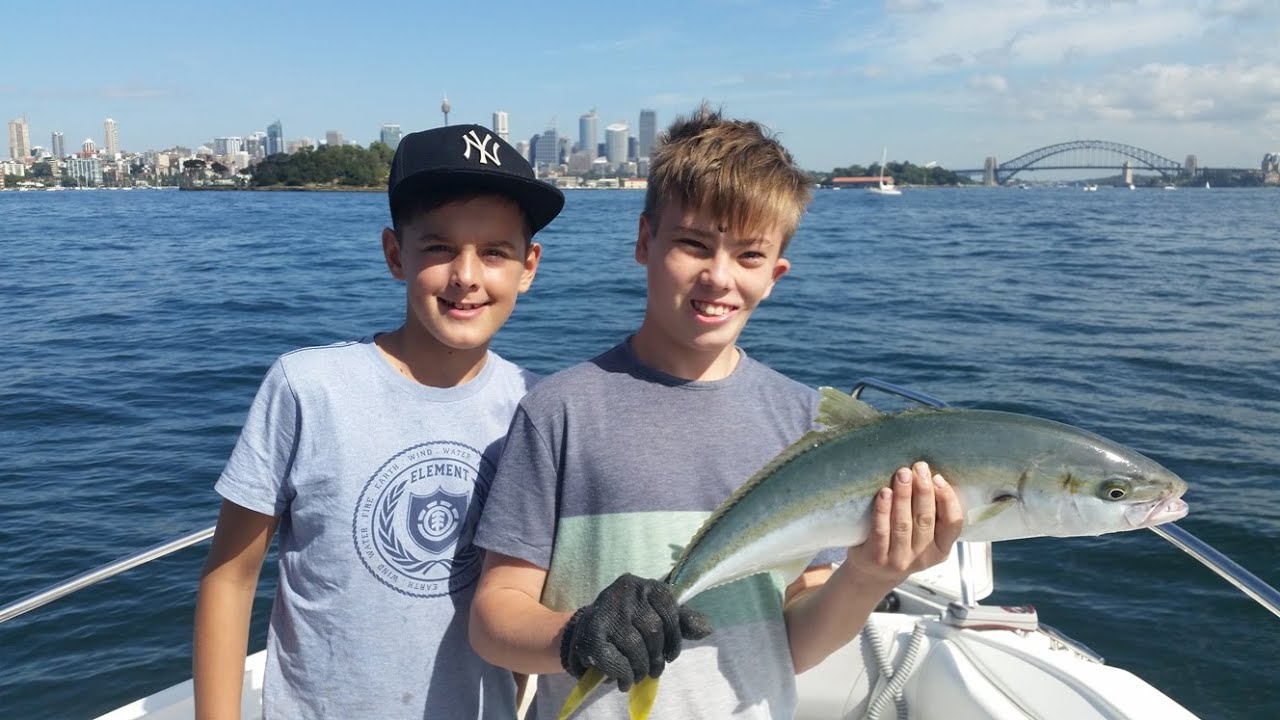 Fishing in Sydney Harbour YouTube