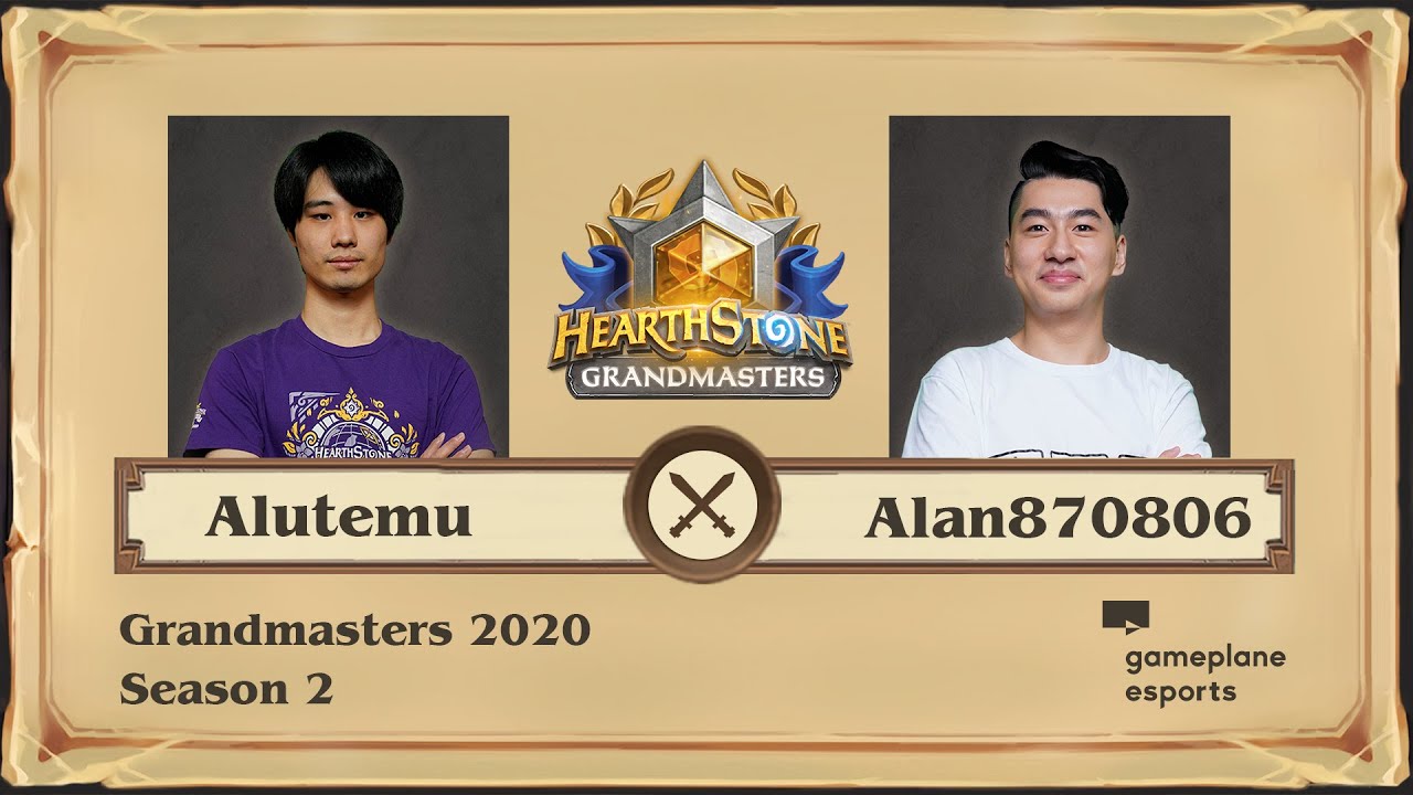 [RU] Alutemu vs Alan870806 | Hearthstone Grandmasters Season 2 (18 сентября 2020)