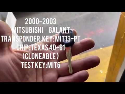 मित्सुबिशी गैलेंट 2000-2003 अतिरिक्त कुंजी (वीवीडीआई कुंजी उपकरण क्लोन)
