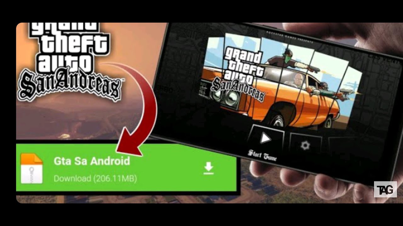200MB] GTA San Andreas Game For Android Apk+Data All GPU
