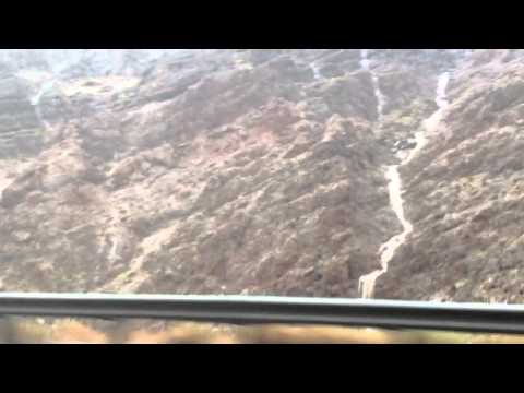 Virgin River Gorge Flooding & Massive Waterfalls, September 8, 2014