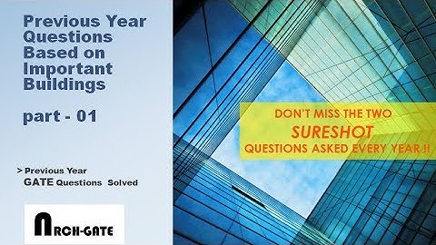 GATE ARCHITECTURE IMPORTANT BUILDINGS