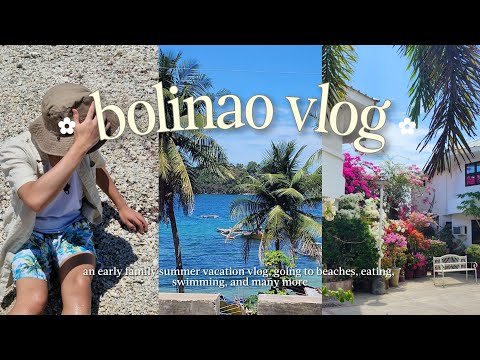 Trip to Bolinao🌊 family vacation vlog, going to beaches, eating, and many more