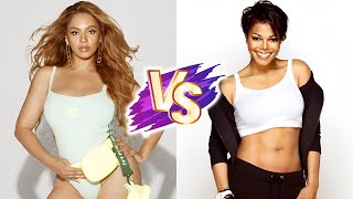 BEYONCÉ VS JANET JACKSON Natural Transformation 🌟 2024 | From 0 To Now