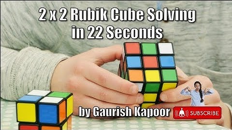 2×2 cube solving by Gaurish Kapoor #cuber #rubik #gameon #rubikscube #gaurish #jairish #kingofcubers