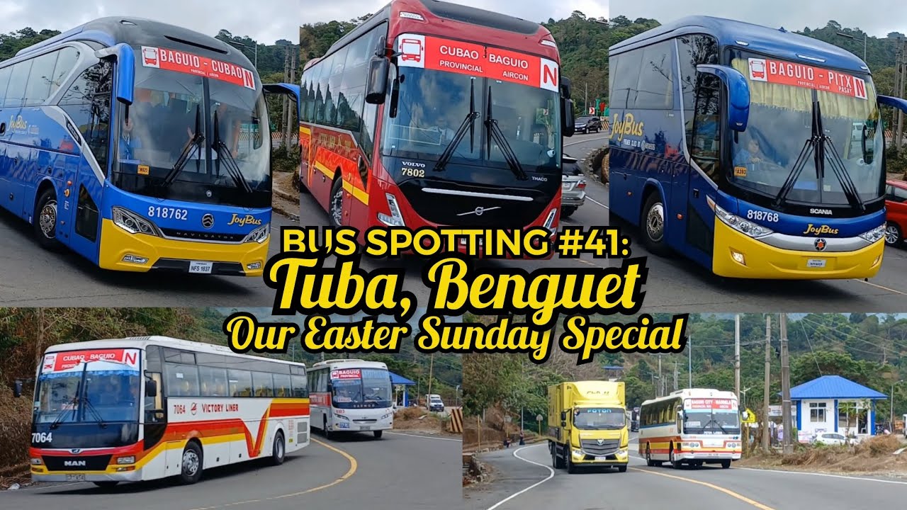 BUS SPOTTING #41: Tuba, Benguet | Our Easter Sunday Special