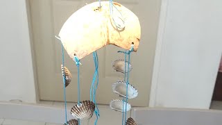 diy seashell wind chimes #shorts