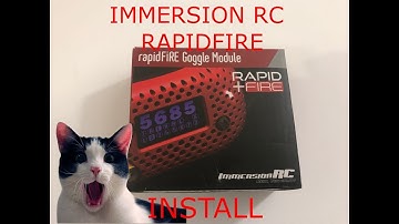 iMMERSION RC RAPID FIRE INSTALL DOMINATOR V1 - V2 - V3 -HDV1 - HDV2 - HDV3 - ATTITUDE V4