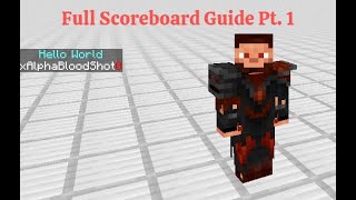 Full Scoreboard Guide Pt.1 | Minecraft Bedrock 1.16.201 Details