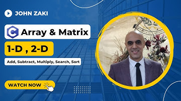 arrays in C | شرح المصفوفات في لغه السي