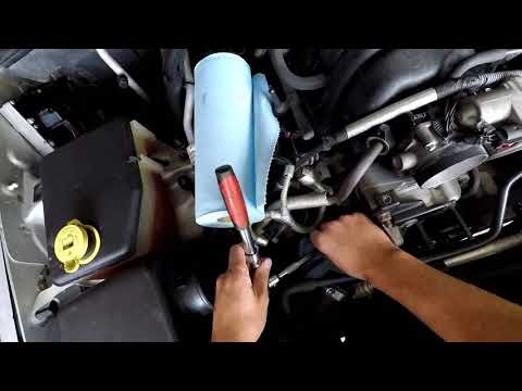 Thermostat change on a 5.7 Hemi - YouTube