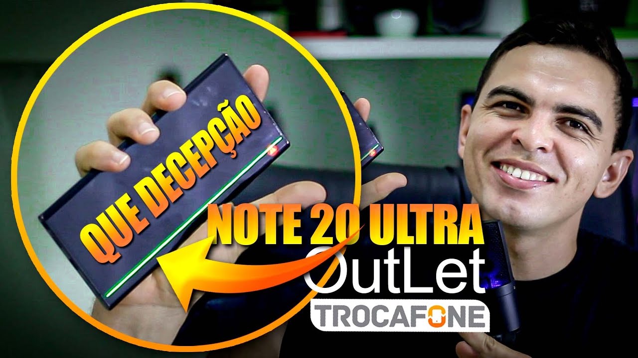 GALAXY NOTE 20 ULTRA PRETO - CONDIÇÃO OUTLET - TROCAFONE #tecnologia 