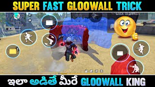 ఇలా అడితే మీరే GLOOWALL KING😎2 FINGER CLAW లోనే PC LEVEL MOVEMENT 🤫BEST GLOOWALL TIPS&TRICKS⚡️ screenshot 4