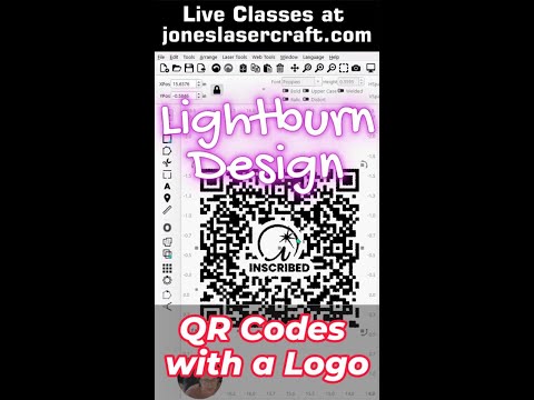 QR Code with Logo in Lightburn 2.1