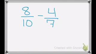 Making Math Matter Subtracting Fractions