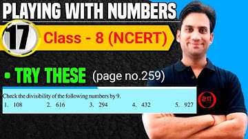 TRY THESE pg.no.259 Chapter 16 NCERT Class 8 Maths | try these pg.no.259 NCERT Ch 16 Class 8 maths