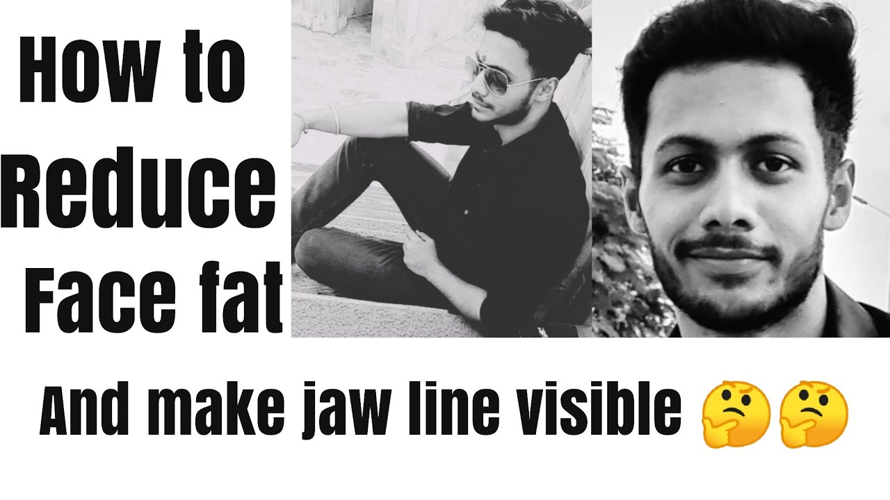 How to lose face fat Naturally In Hindi and get a perfect jawline