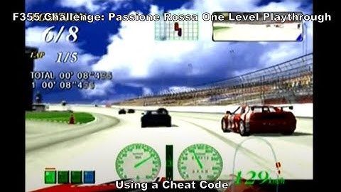 F355 Challenge: Passione Rossa One Level Playthrough using a Dreamcast Cheat Code :D #Dreamcast #Sub