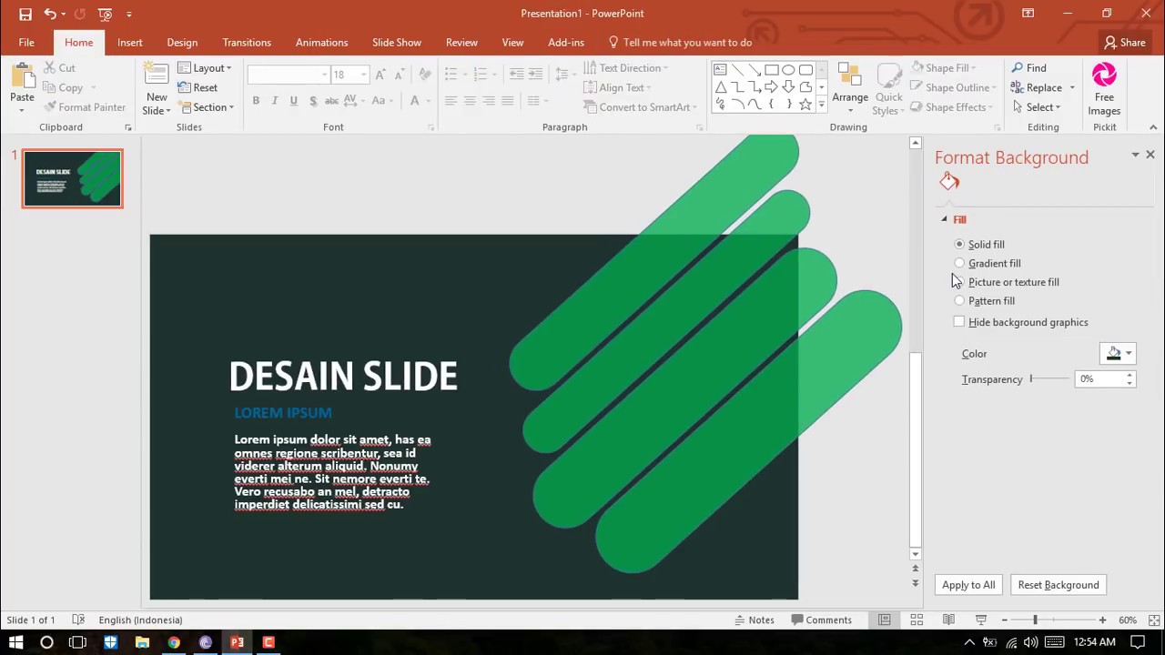 Tutorial Cara Merancang Slide Power Point Keren | Desain Slide PowerPoint