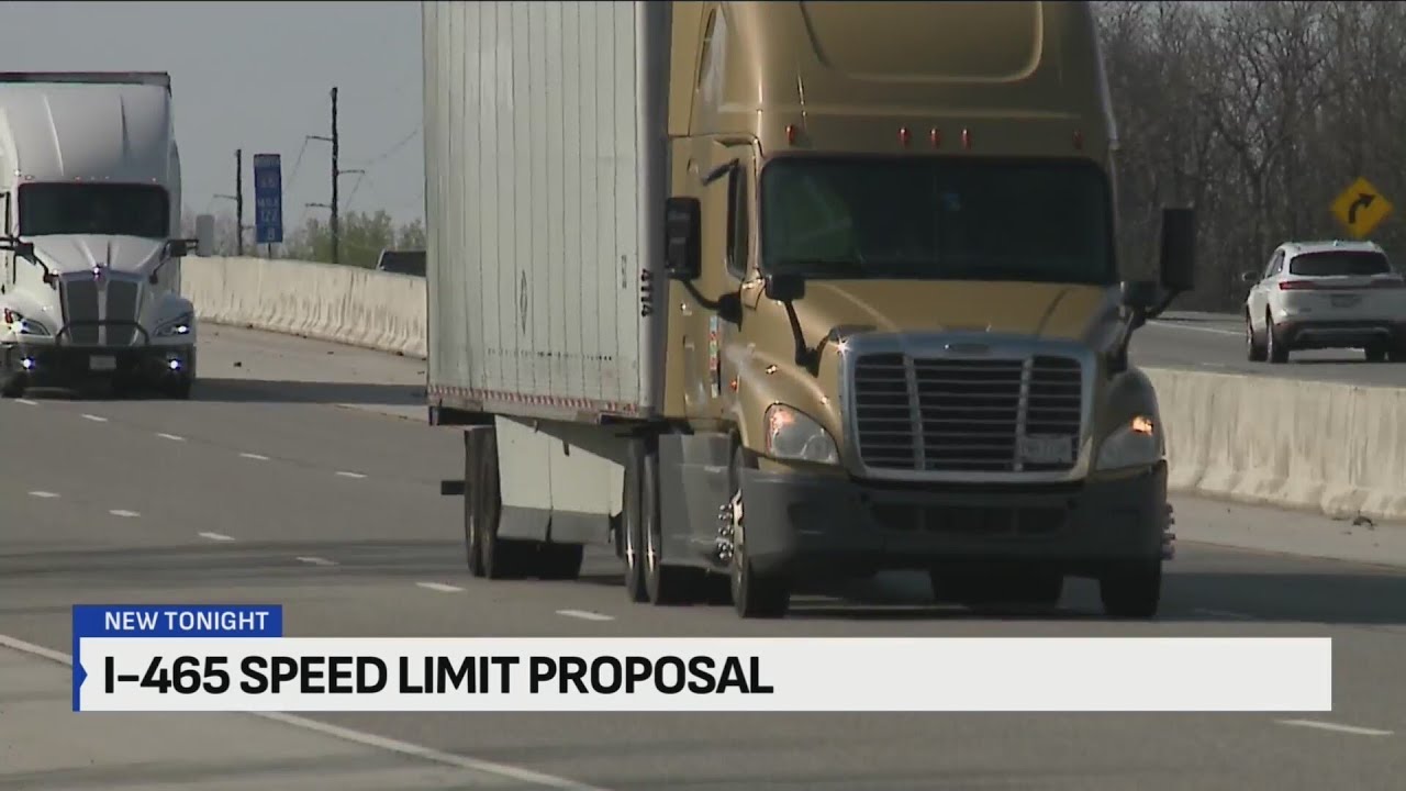 Bill aims to increase speed limit on Interstate 465 - YouTube