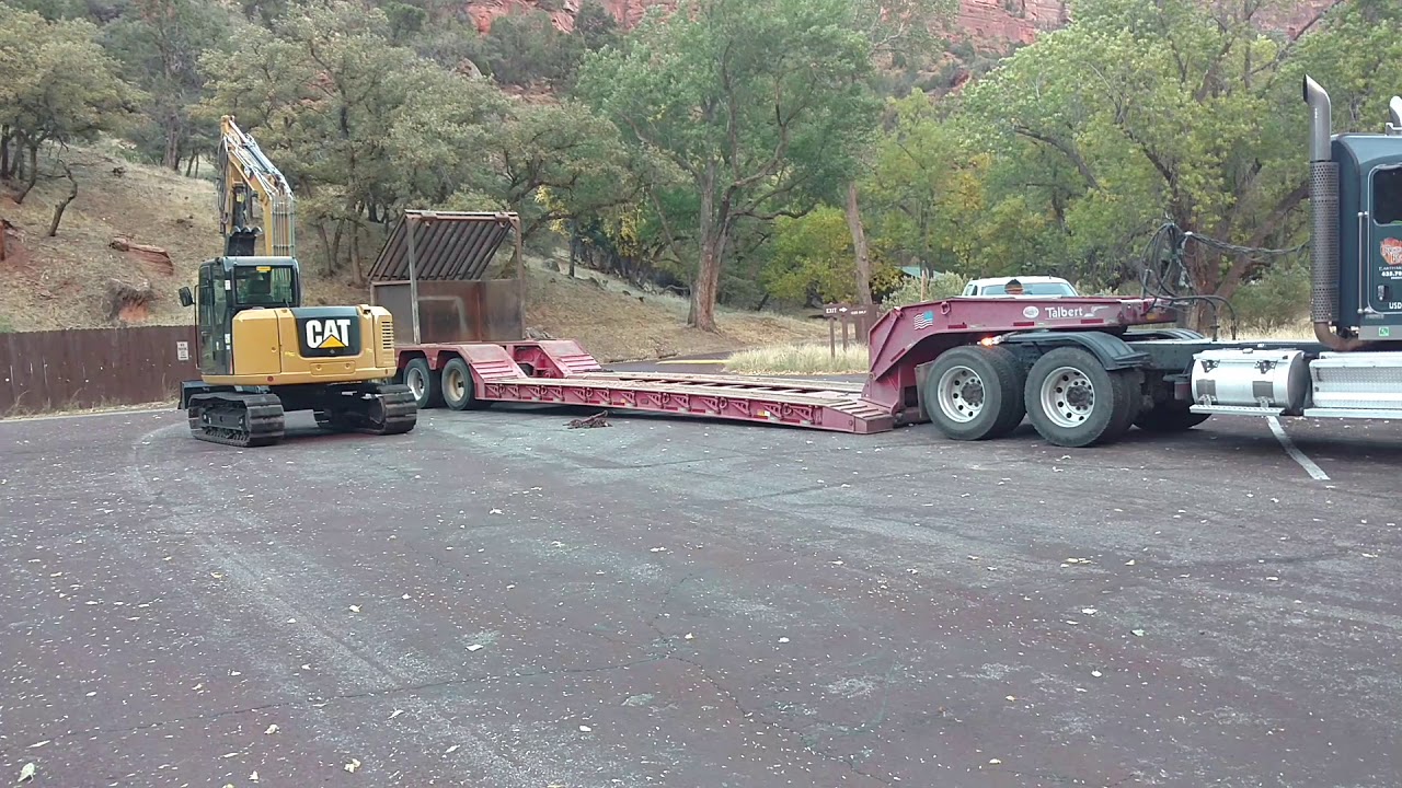 Unloading Big stuff in Zion's National Park. Solid Ground & Red Rock ...