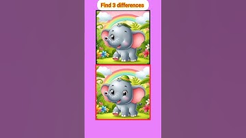 #346🤔💥Find 3 differences 🤔💥#shorts #viral #find #puzzle #braingame @aaochalein6256