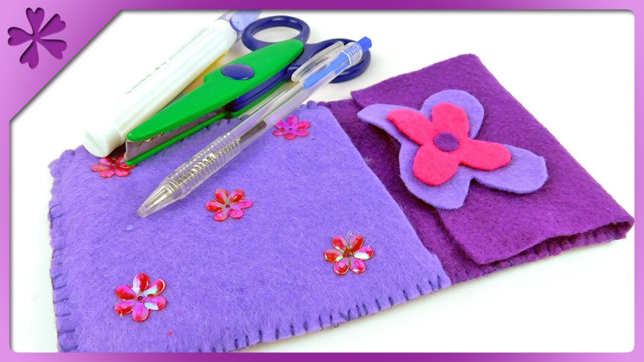 Easy Felt Pencil Case [Made by Kids for Kids!] - Champagne and