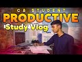 Productive study vlog  ca students  caintermediate ca