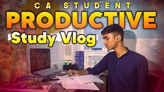 Productive Study Vlog | CA Students | #caintermediate #ca