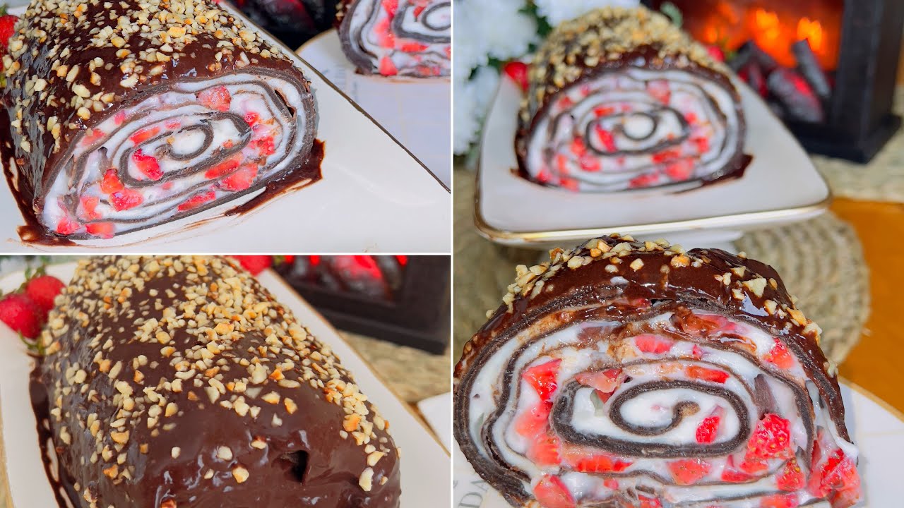 الكيكة الكورية و بدون بيض شي خيالي 👌💛