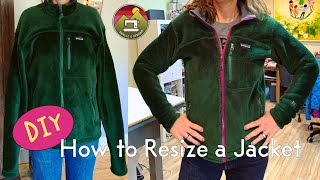 How To Resize a Jacket DIY