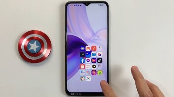 Icon pull down gesture on OPPO A57 Android 12