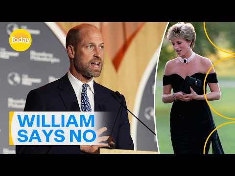Why Prince William refused Princess Diana tribute documentary | Today Show Australia