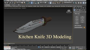 Knife modeling beginner tutorial /3DS Max /Kitchen Knife 3D Modeling