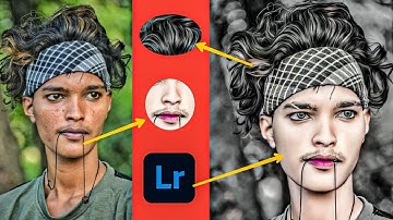 Dark Black Tone Photo Editing In Lightroom | Face Smooth New Full Tutorial Video Rdx Editor In Hindi