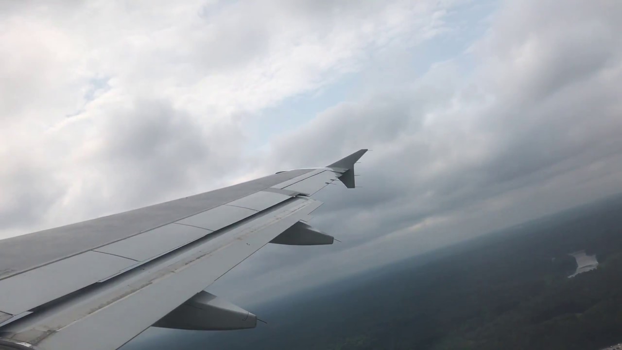 American A319 Takeoff from Raleigh-Durham RDU Airport
