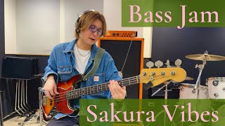 Japanese Sakura Lo-Fi Bass Jam (Bass Line → Filter Bass Solo)