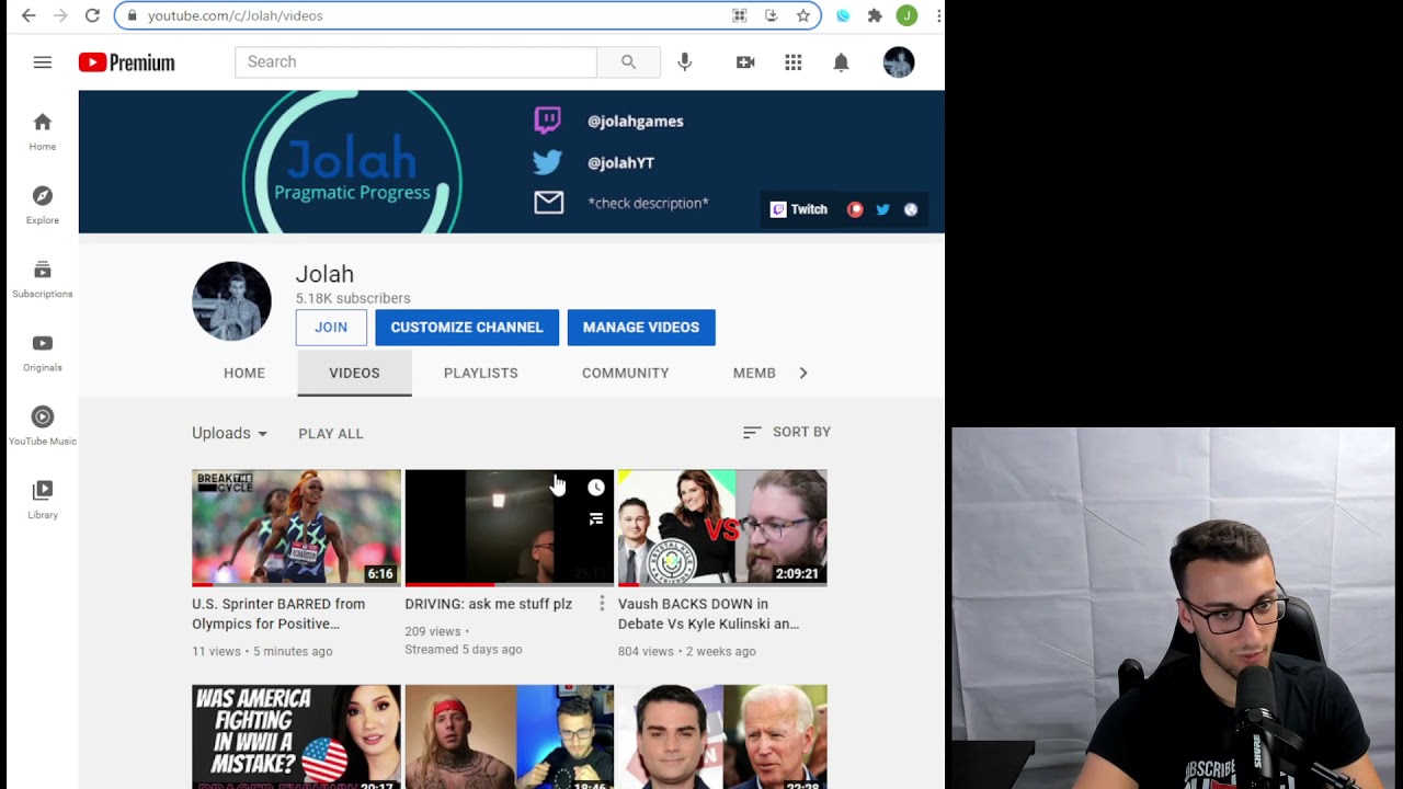 WHAT AM I DOING? - Jolah asks what he is doing.