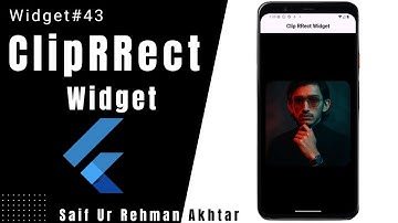 Flutter Clip RRect Widget Explained | Flutter 215+ Widgets Series (Urdu/Hindi)