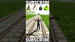 CHARACTER POWER V'S TRAIN 🚂 POWER TEST CHALLENGE 😱#shorts #ibd3d #gta #challenge