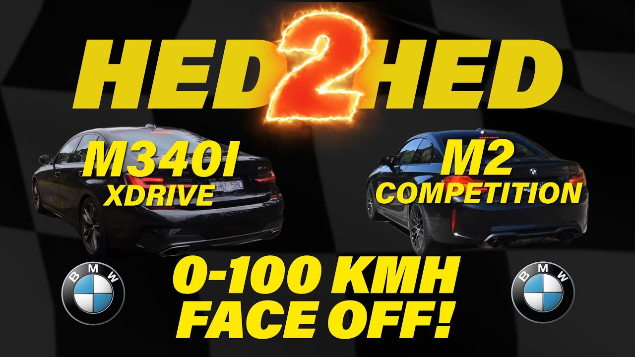 BMW M340i xDrive Vs BMW M2 Competition | Under 5s 0-100 Kmh FACE OFF ...