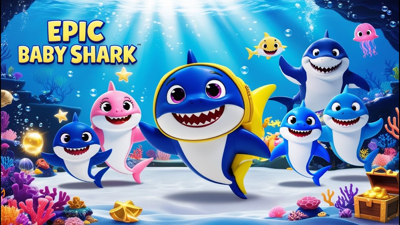Epic Baby Shark 3D Underwater Adventure | Kids Nursery Rhyme