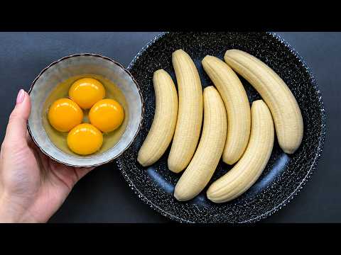 Just Add Eggs With Bananas Its So Delicious / Simple Breakfast Recipe / Healthy Cheap & Tasty Snacks