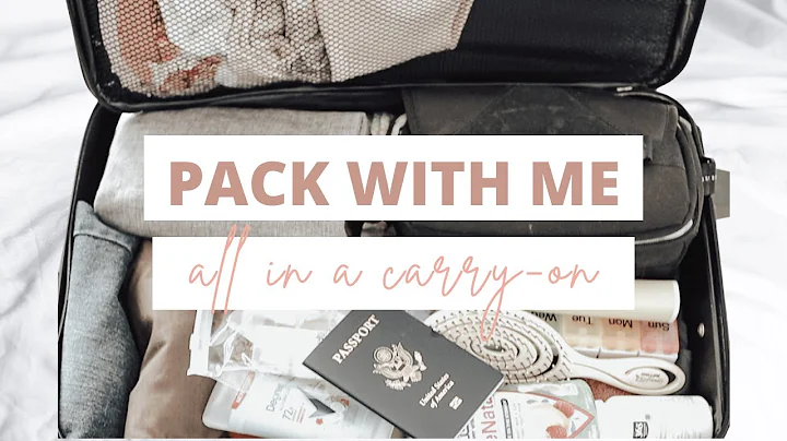 Minimalist PACK WITH ME | 1 Week In A Carry-On
