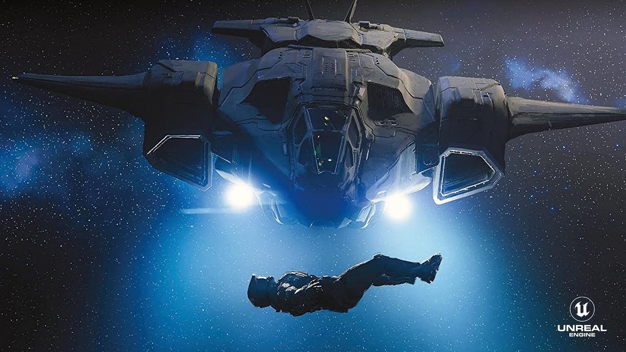 Building the Halo Infinite "Discover Hope" scene in Unreal Engine 4