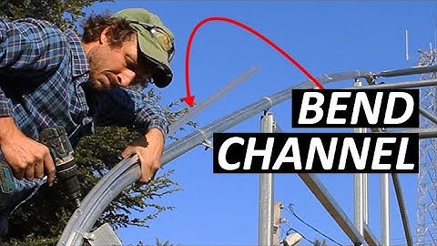 Attaching Spring Wire Channel OVER High Tunnel Bow | 3 Simple Tips