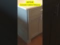 From outdated to custom kitchen island wcolorado cabinet refacing  before  after refacing