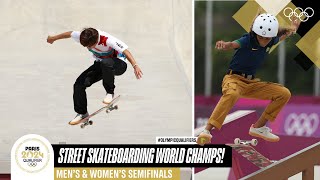 LIVE Street Skateboarding World Champs  Women's Semifinals! | #RoadToParis2024