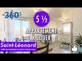 Appartement A Louer St Leonard 5 1 2