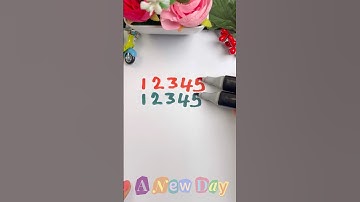 Let’s write numbers #shorts #numbers #maths #satisfying #viralvideo #learning